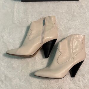 Vince Camuto Women's Off-White Ankle Booties